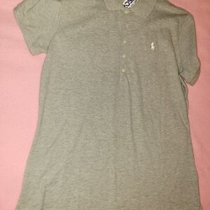 Gray Polo Ralph Lauren Shirt